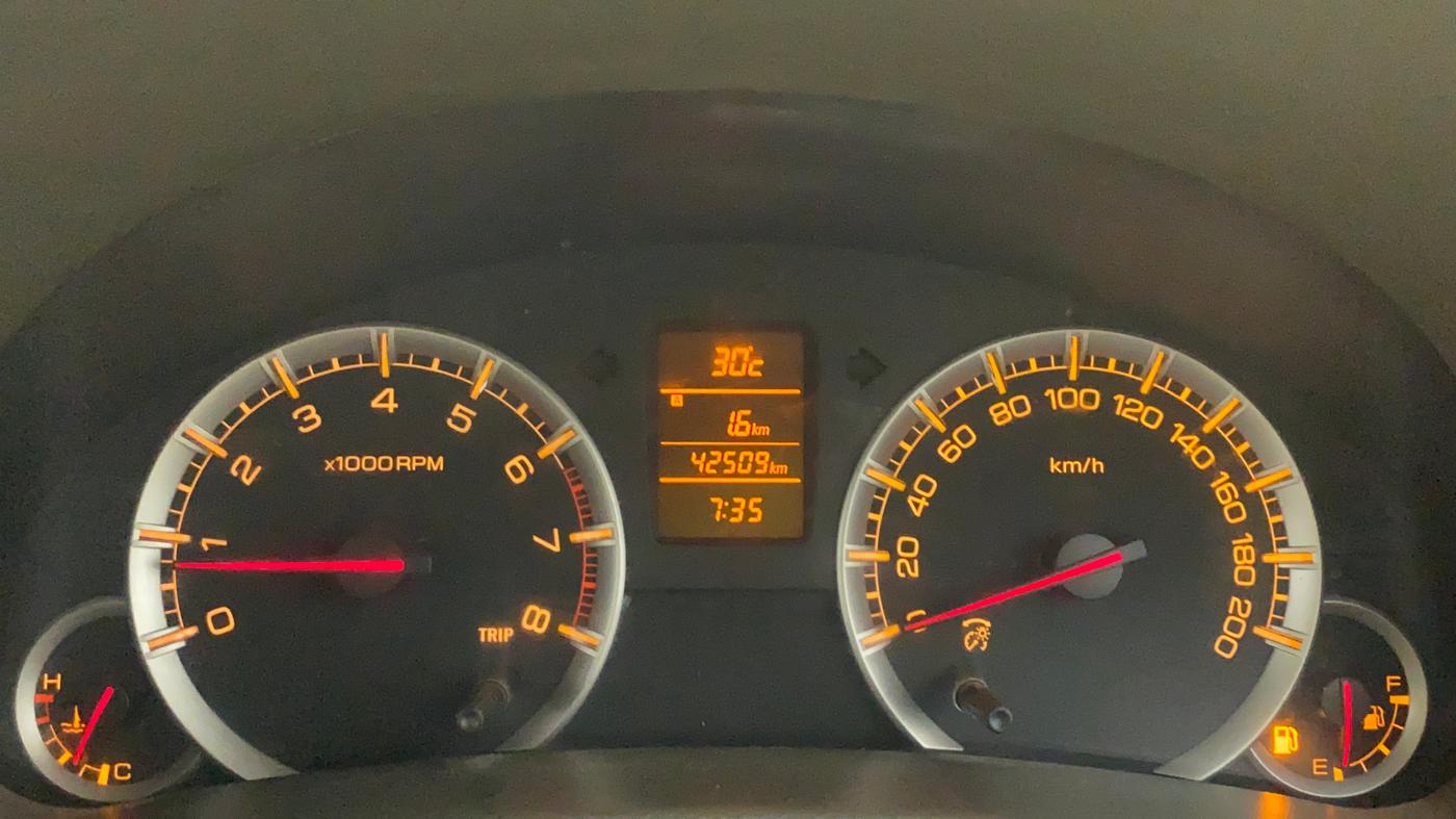 2012 Maruti Ertiga ZXI, Petrol, Manual, 42,509 km, Odometer Image