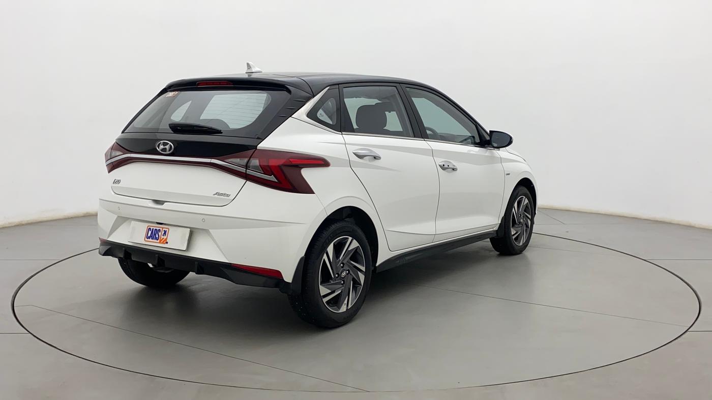 2022 Hyundai NEW I20 ASTA (O) 1.2 AT DUAL TONE, Petrol, Automatic, 3,827 km, Right Back Diagonal