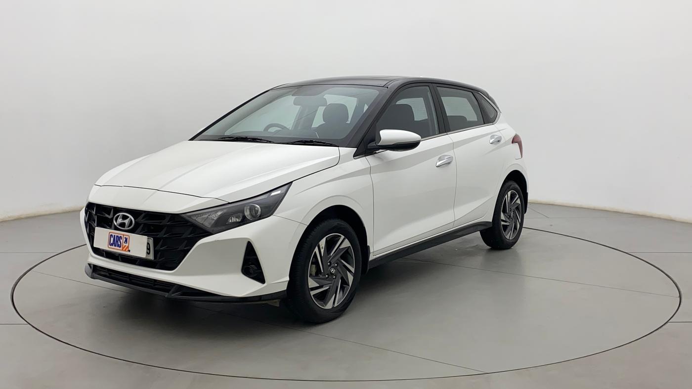 2022 Hyundai NEW I20 ASTA (O) 1.2 AT DUAL TONE, Petrol, Automatic, 3,827 km, Left Front Diagonal
