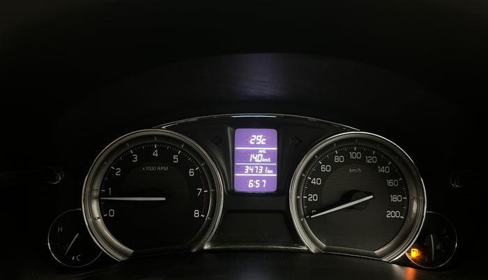 2016 Maruti Ciaz ZXI+, Petrol, Manual, 34,669 km, Odometer Image