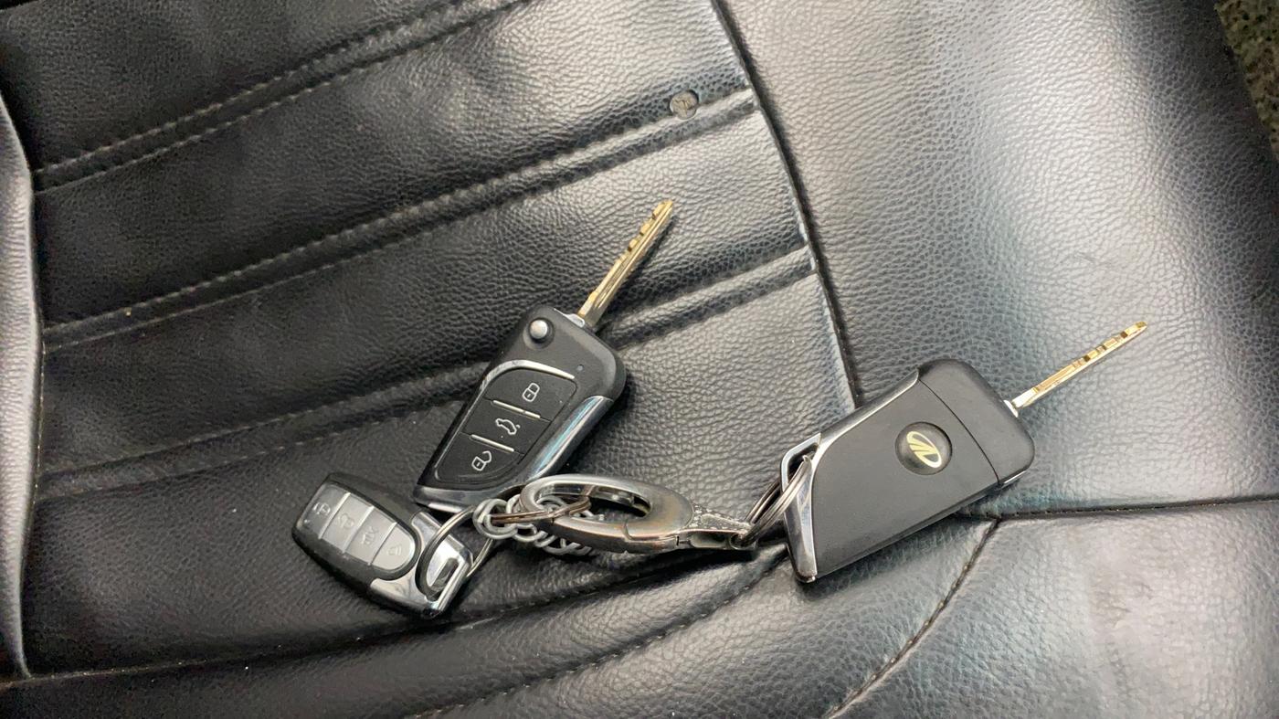 2018 Mahindra MARAZZO M4 7 STR, Diesel, Manual, 1,09,601 km, Key Close Up