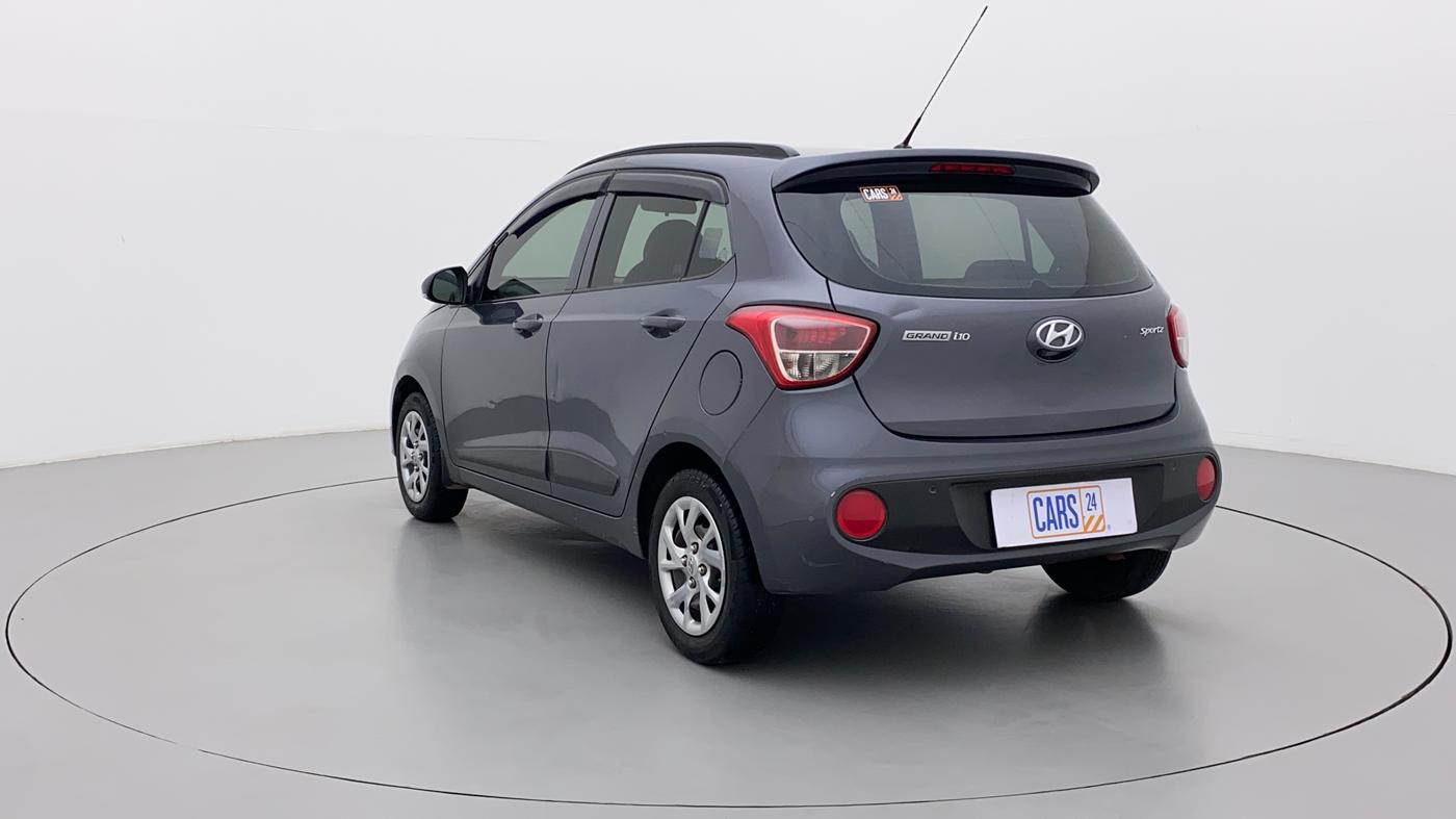 2018 Hyundai Grand i10 SPORTZ 1.2 KAPPA VTVT, CNG, Manual, 92,092 km, Left Back Diagonal