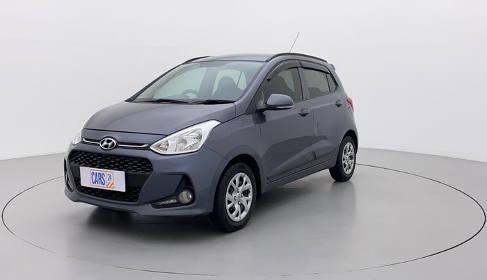 2018 Hyundai Grand i10 SPORTZ 1.2 KAPPA VTVT, CNG, Manual, 92,092 km, Left Front Diagonal