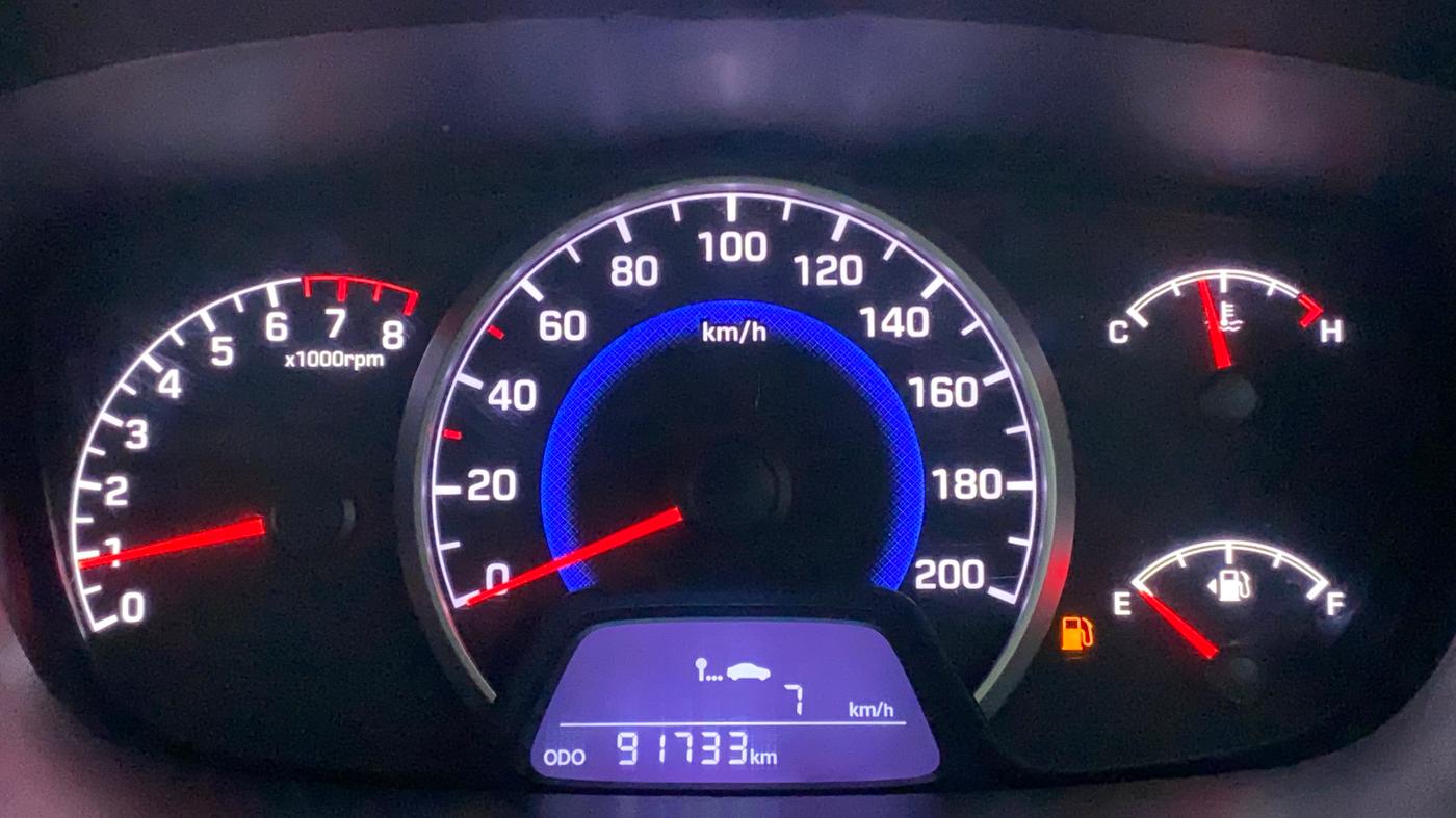 2018 Hyundai Grand i10 SPORTZ 1.2 KAPPA VTVT, CNG, Manual, 92,092 km, Odometer Image