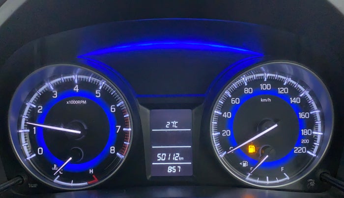 2020 Maruti Baleno DELTA 1.2 K12, Petrol, Manual, 50,211 km, Odometer Image