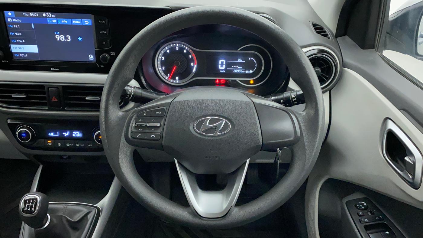 2020 Hyundai GRAND I10 NIOS SPORTZ 1.2 KAPPA VTVT, Petrol, Manual, 21,207 km, Steering Wheel Close Up