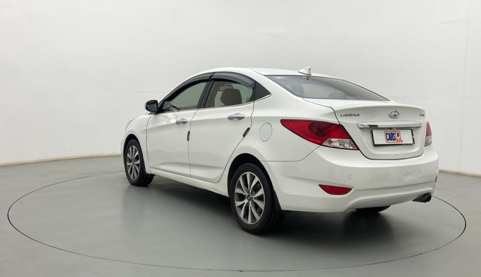 2014 Hyundai Verna FLUIDIC 1.6 CRDI SX, Diesel, Manual, 78,993 km, Left Back Diagonal