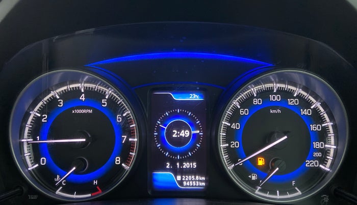 2016 Maruti Baleno ALPHA PETROL 1.2, Petrol, Manual, 94,552 km, Odometer Image