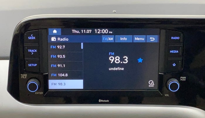 2019 Hyundai GRAND I10 NIOS ASTA 1.2 KAPPA VTVT, Petrol, Manual, 87,055 km, Infotainment System