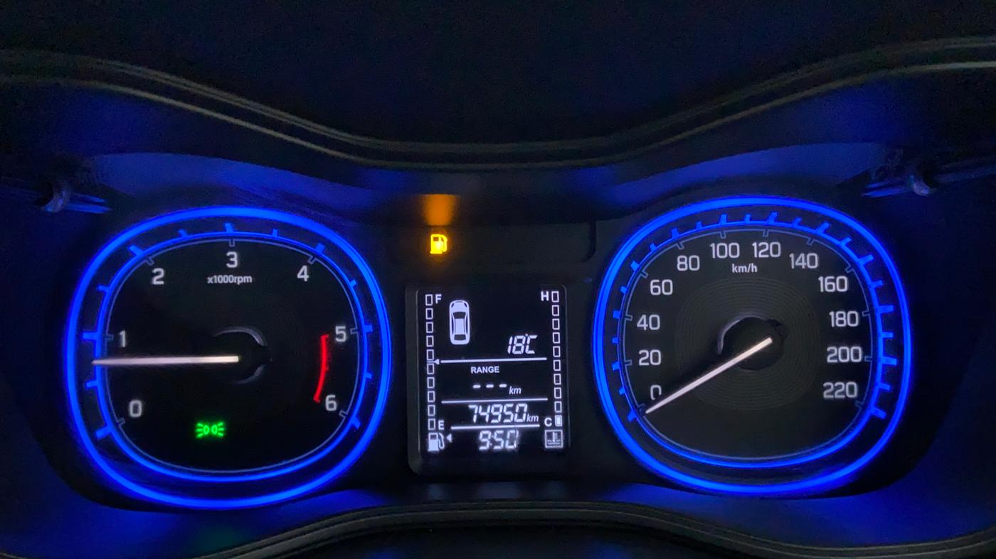 2016 Maruti Vitara Brezza ZDI, Diesel, Manual, 74,950 km, Odometer Image