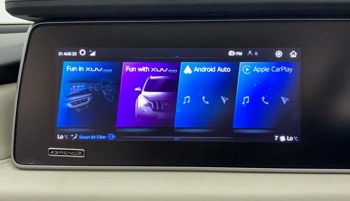 2022 Mahindra XUV700 AX 7 LUXURY D AWD AT 7 STR, Diesel, Automatic, 4,418 km, Infotainment System