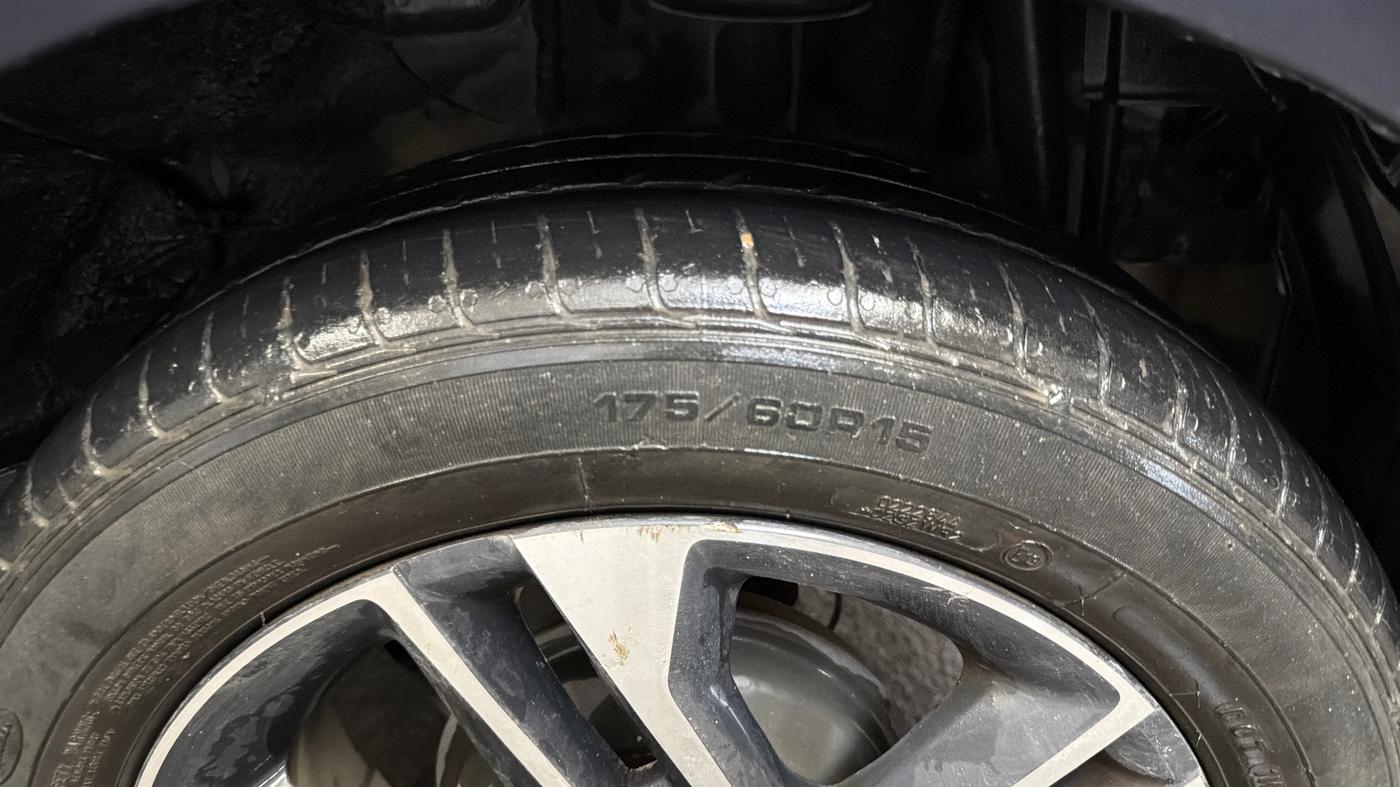 2022 Tata Tiago XZ PLUS PETROL, Petrol, Manual, 37,108 km, Left Rear Tyre Tread