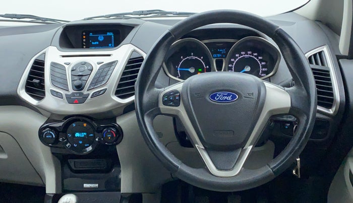 2013 Ford Ecosport 1.5TITANIUM TDCI, Diesel, Manual, 1,06,815 km, Steering Wheel Close Up