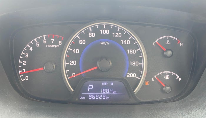 2017 Hyundai Grand i10 SPORTZ (O) AT 1.2 KAPPA VTVT, Petrol, Automatic, 96,928 km, Odometer Image