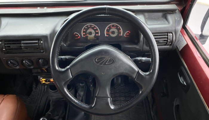 2013 Mahindra Thar CRDE 4X4 AC, Diesel, Manual, 50,132 km, Steering Wheel Close Up