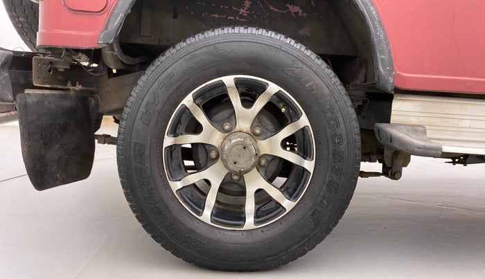 2013 Mahindra Thar CRDE 4X4 AC, Diesel, Manual, 50,132 km, Right Rear Wheel