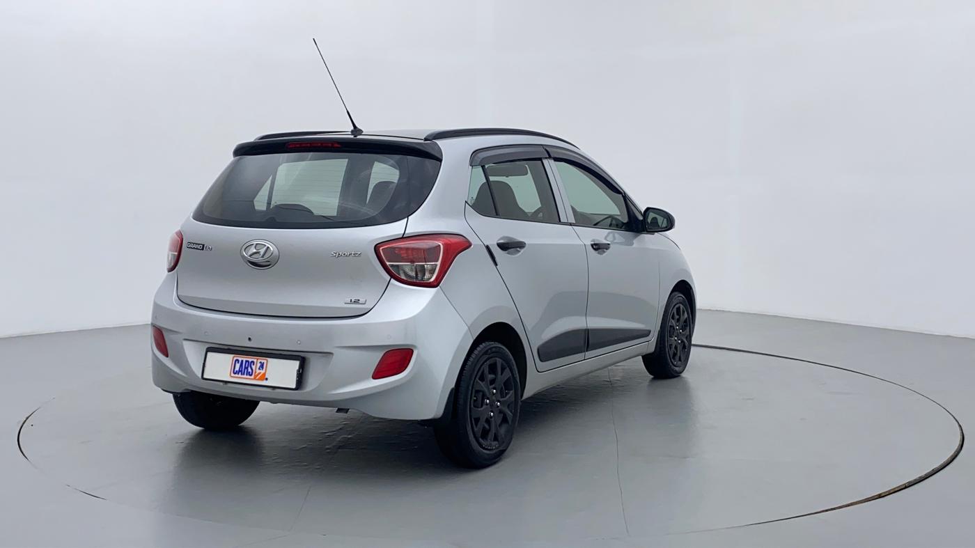 2016 Hyundai Grand i10 SPORTS 1.2 VTVT, Petrol, Manual, 45,060 km, Right Back Diagonal