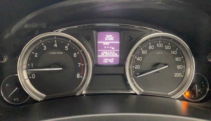 2016 Maruti Ciaz ZXI+, Petrol, Manual, 1,29,183 km, Odometer Image