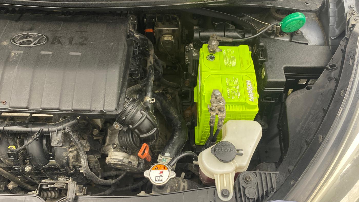 2015 Hyundai Xcent SX AT 1.2 (O), Petrol, Automatic, 63,866 km, Engine View - Left