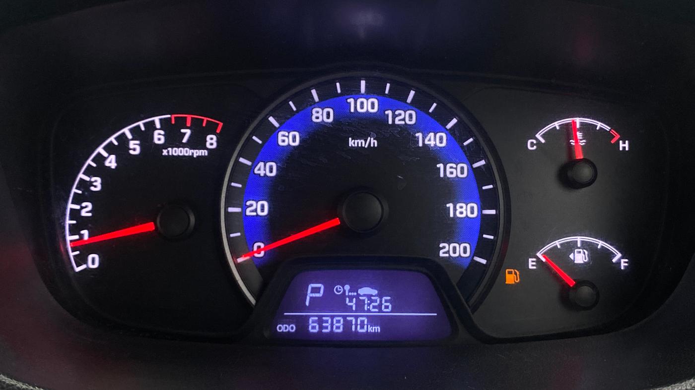 2015 Hyundai Xcent SX AT 1.2 (O), Petrol, Automatic, 63,866 km, Odometer Image