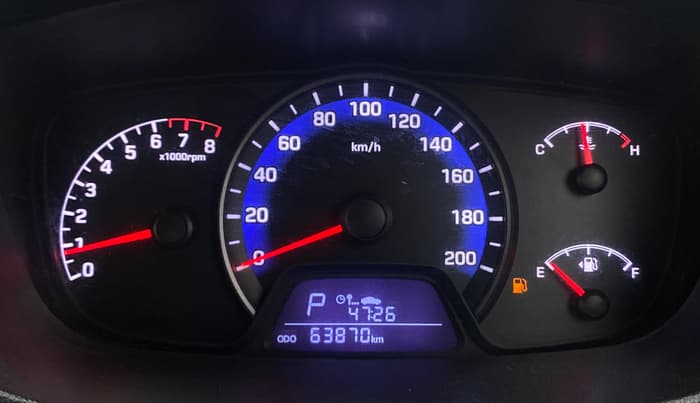 2015 Hyundai Xcent SX AT 1.2 (O), Petrol, Automatic, 63,866 km, Odometer Image