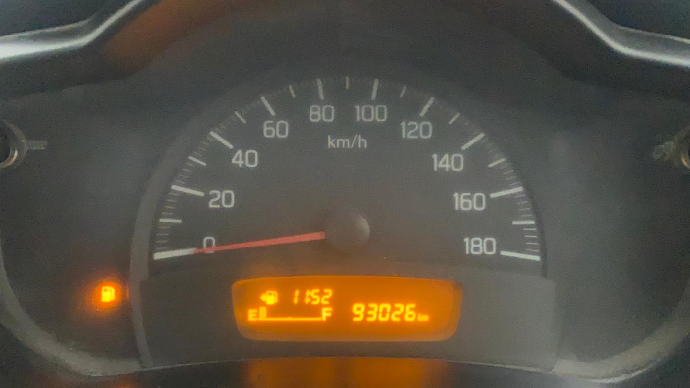 2017 Maruti Celerio VXI, CNG, Manual, 93,026 km, Odometer Image