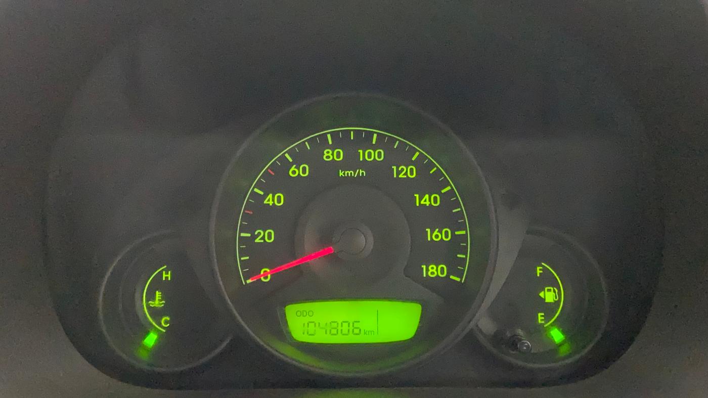 2012 Hyundai Eon D-LITE+, Petrol, Manual, 1,04,806 km, Odometer Image