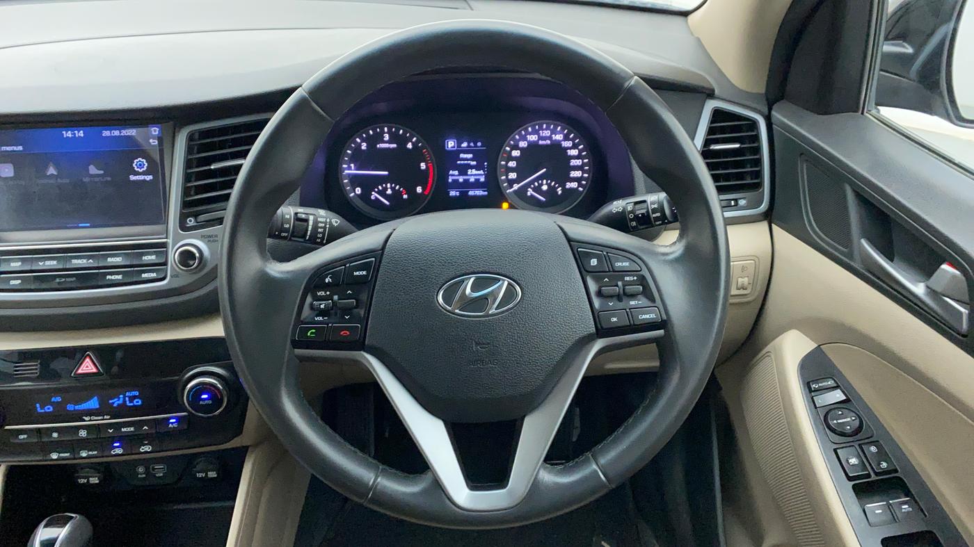 2018 Hyundai Tucson 2WD AT GL DIESEL, Diesel, Automatic, 47,248 km, Steering Wheel Close Up