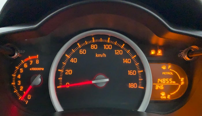 2018 Maruti Celerio VXI CNG D, CNG, Manual, 14,899 km, Odometer Image