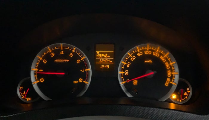 2014 Maruti Swift Dzire VXI, Petrol, Manual, 62,646 km, Odometer Image