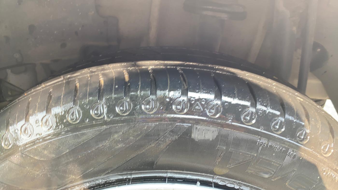2024 Tata TIGOR XZA Plus iCNG , CNG, Automatic, 14,711 km, Left Rear Tyre Tread