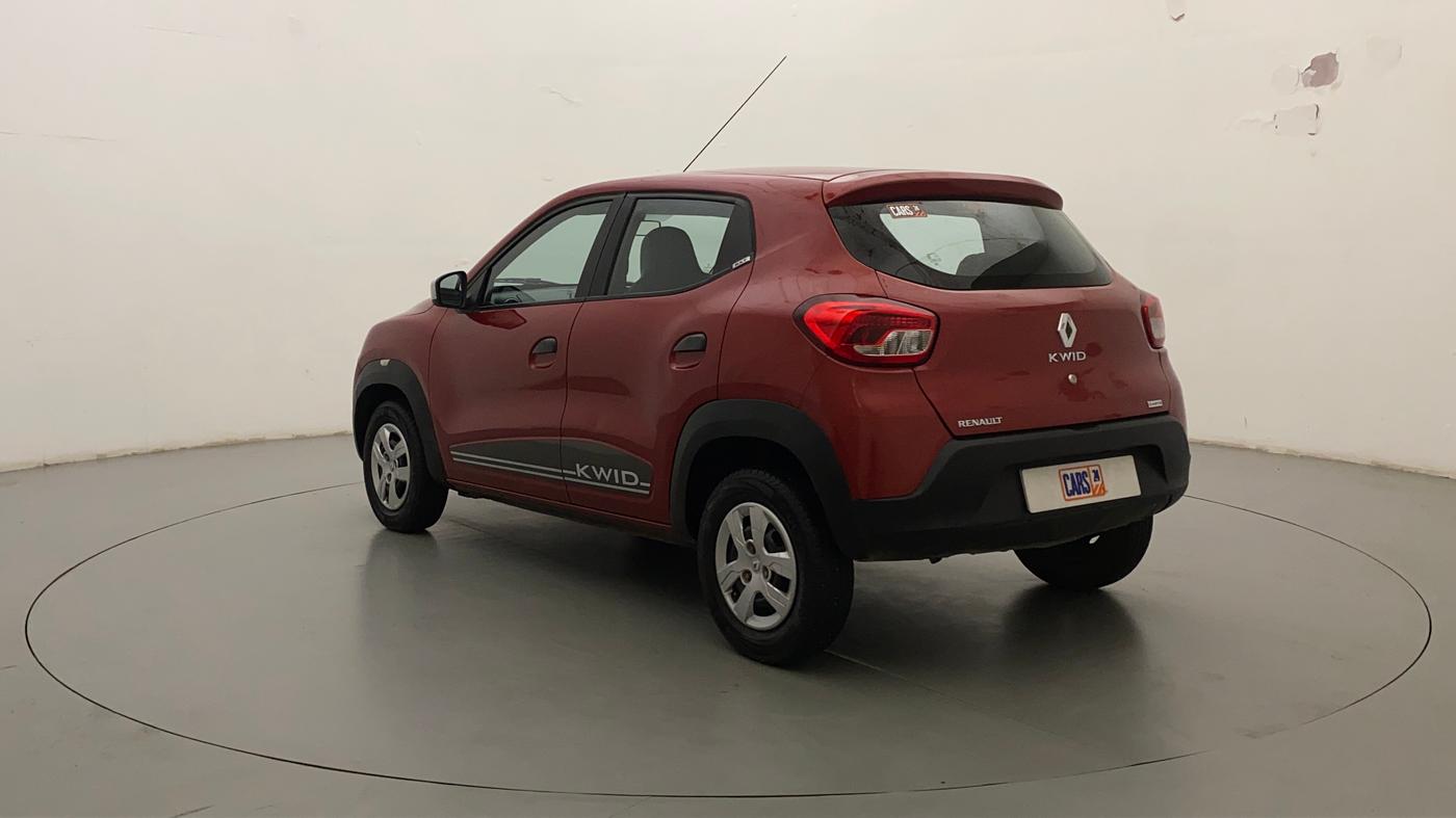 2019 Renault Kwid RXT 1.0 AMT (O), Petrol, Automatic, 35,048 km, Left Back Diagonal