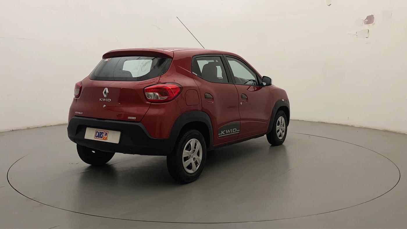 2019 Renault Kwid RXT 1.0 AMT (O), Petrol, Automatic, 35,048 km, Right Back Diagonal