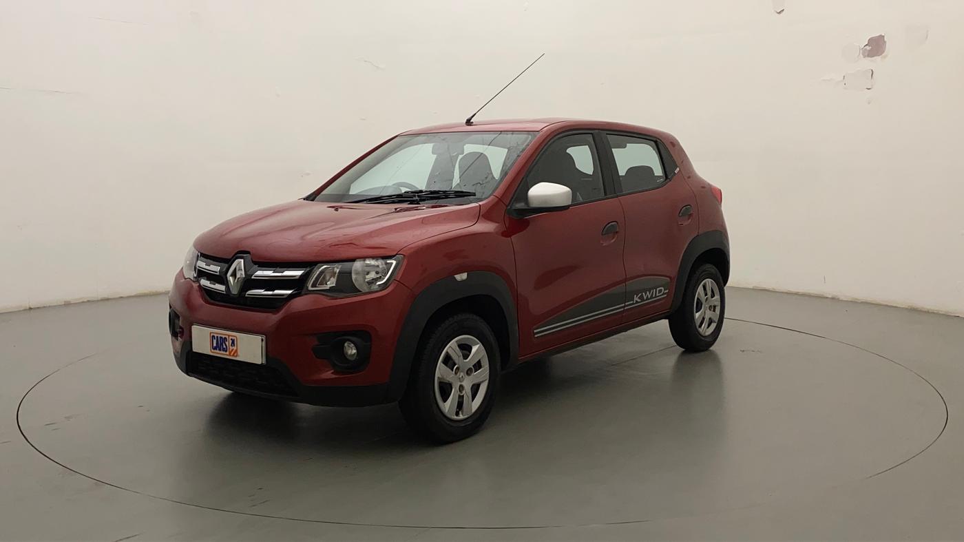 2019 Renault Kwid RXT 1.0 AMT (O), Petrol, Automatic, 35,048 km, Left Front Diagonal