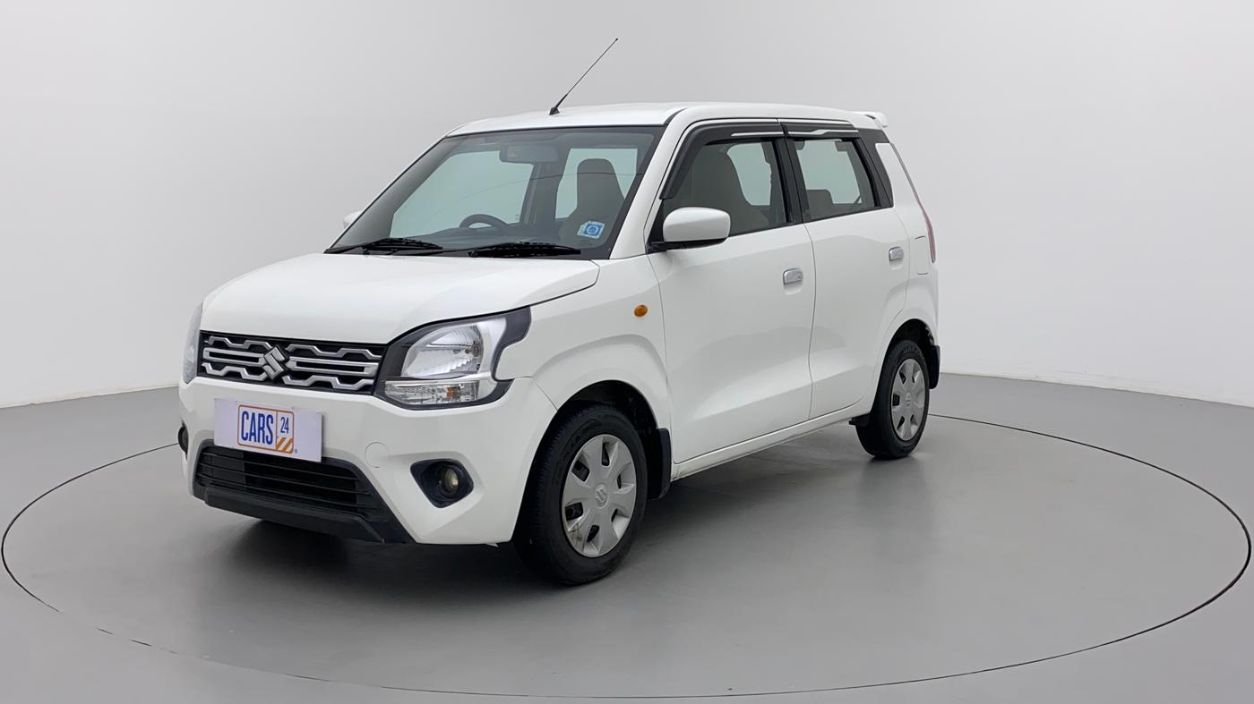 2019 Maruti New Wagon-R VXI 1.2 AMT, Petrol, Automatic, 52,152 km, Left Front Diagonal
