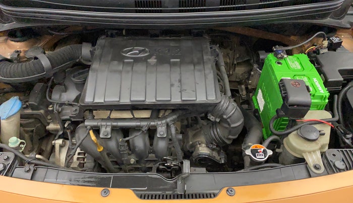 2014 Hyundai Grand i10 ASTA (O) 1.2 KAPPA VTVT, Petrol, Manual, 1,45,204 km, Engine View