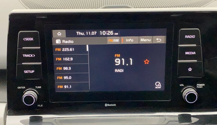 2019 KIA SELTOS HTK PLUS 1.5, Petrol, Manual, 47,181 km, Infotainment System