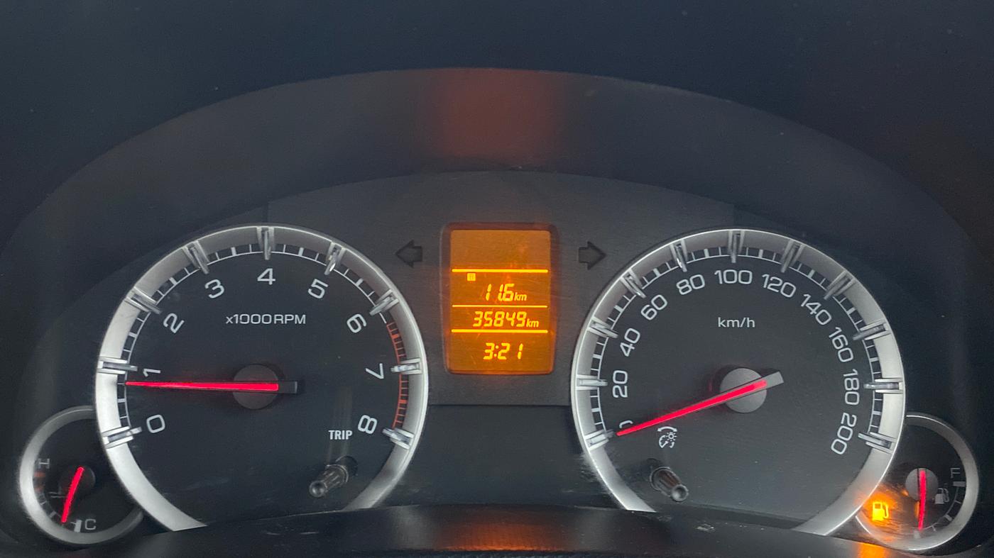 2012 Maruti Swift VXI, Petrol, Manual, 36,616 km, Odometer Image