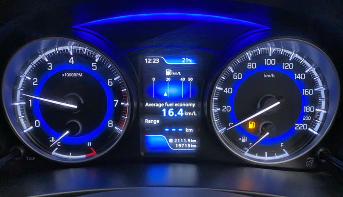 2021 Maruti Baleno ZETA PETROL 1.2, Petrol, Manual, 19,715 km, Odometer Image
