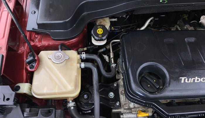 2021 KIA SONET HTX 1.0 DCT, Petrol, Automatic, 43,353 km, Engine View - Right