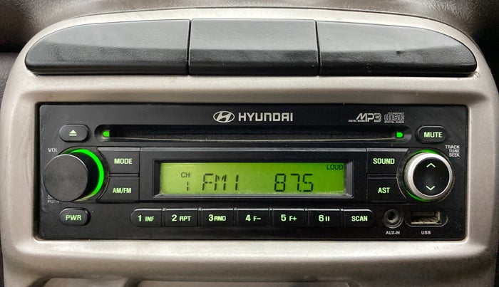 2013 Hyundai Santro Xing GLS, Petrol, Manual, 69,699 km, Infotainment System