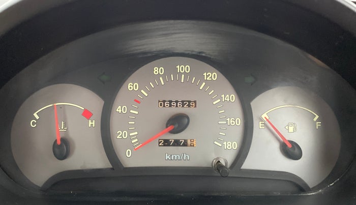 2013 Hyundai Santro Xing GLS, Petrol, Manual, 69,699 km, Odometer Image