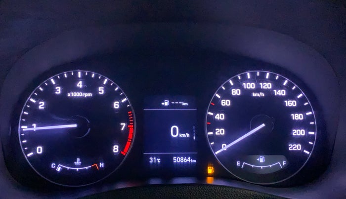 2018 Hyundai Creta SX (O) 1.6 PETROL, Petrol, Manual, 50,899 km, Odometer Image
