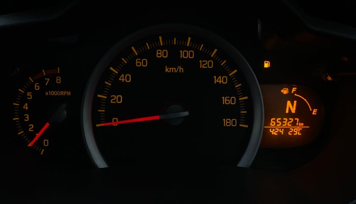2016 Maruti Celerio VXI AMT, Petrol, Automatic, 65,511 km, Odometer Image
