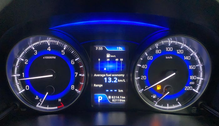 2021 Maruti Baleno ALPHA CVT PETROL 1.2, Petrol, Automatic, 62,075 km, Odometer Image