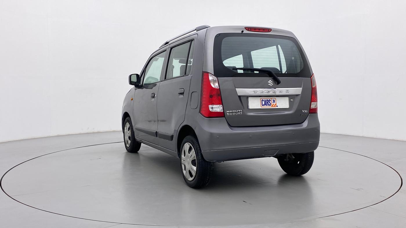 2018 Maruti Wagon R 1.0 VXI AMT, Petrol, Automatic, 40,765 km, Left Back Diagonal