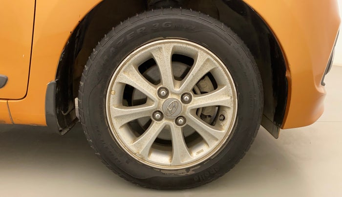 2014 Hyundai Grand i10 ASTA AT 1.2 KAPPA VTVT, Petrol, Automatic, 42,627 km, Right Front Wheel