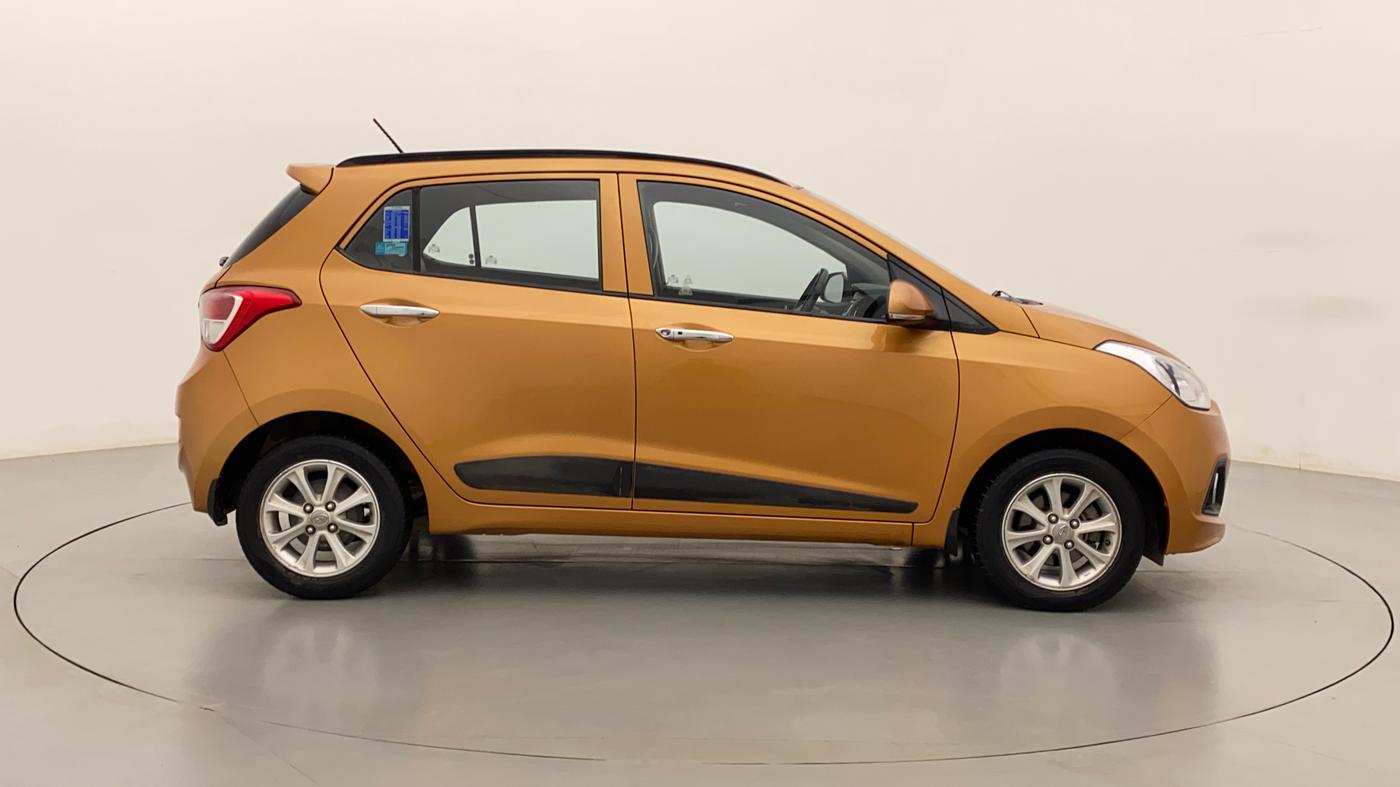 2014 Hyundai Grand i10 ASTA AT 1.2 KAPPA VTVT, Petrol, Automatic, 42,627 km, Right Side View