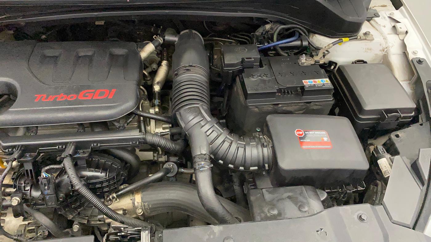 2021 Hyundai NEW I20 N LINE N8 1.0 TURBO GDI IMT DUAL TONE, Petrol, Manual, 33,856 km, Engine View - Left