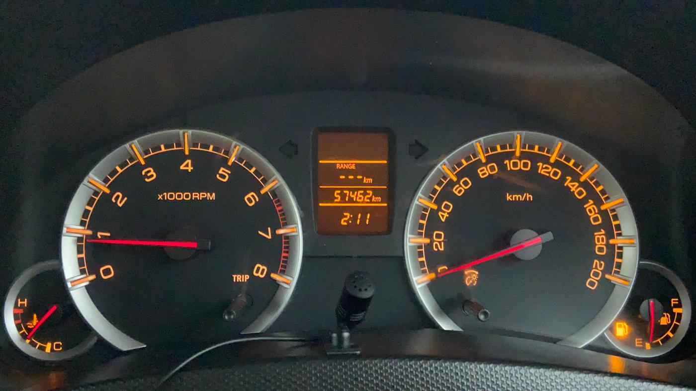 2012 Maruti Swift VXI D, Petrol, Manual, 57,503 km, Odometer Image